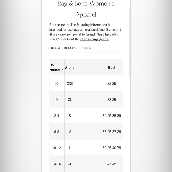 NWT:RAG & BONE Shine Theresa Crop Top- NWT PRICE FIRM! - Picture 11 of 11